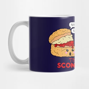 Funny British Scones Argument Mug